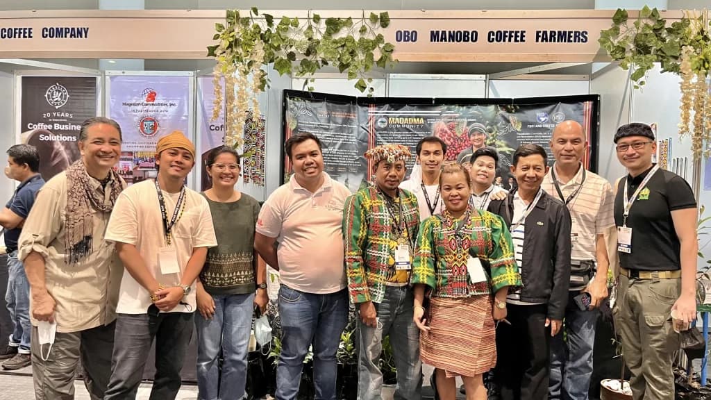 Article image: OBO MANOBO FARMERS PRESENT SAMPLE PRODUCT AT THE ‘PHILIPPINE COFFEE EXPO 2022’